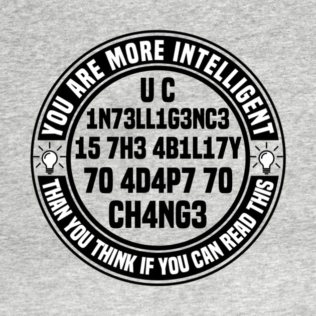 Test Your IQ With My Teeshirt by FirstTees